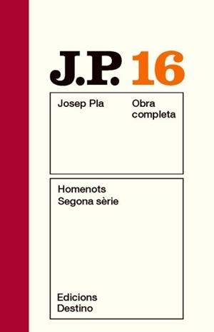 HOMENOTS SEGONA SERIE | 9788497101561 | PLA, JOSEP | Llibreria Online de Vilafranca del Penedès | Comprar llibres en català