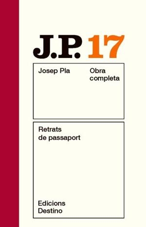 RETRATS DE PASSAPORT | 9788497101578 | PLA, JOSEP | Llibreria Online de Vilafranca del Penedès | Comprar llibres en català