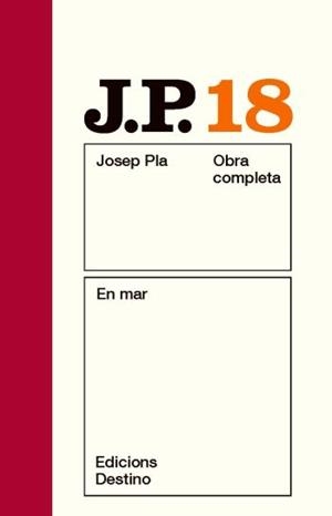 EN MAR | 9788497101585 | PLA, JOSEP | Llibreria Online de Vilafranca del Penedès | Comprar llibres en català