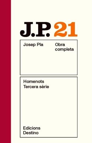 HOMENOTS TERCERA SERIE | 9788497101615 | PLA, JOSEP | Llibreria Online de Vilafranca del Penedès | Comprar llibres en català