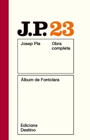 ALBUM DE FONTCLARA | 9788497101639 | PLA, JOSEP | Llibreria Online de Vilafranca del Penedès | Comprar llibres en català