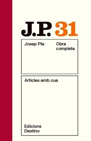ARTICLES AMB CUA | 9788497101714 | PLA, JOSEP | Llibreria Online de Vilafranca del Penedès | Comprar llibres en català