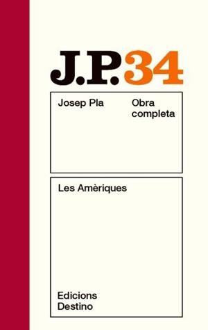 LES AMERIQUES | 9788497101745 | PLA, JOSEP | Llibreria L'Odissea - Libreria Online de Vilafranca del Penedès - Comprar libros