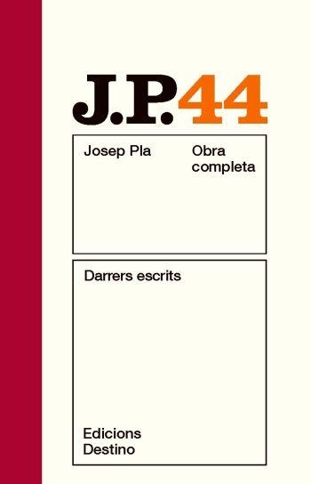 DARRERS ESCRITS | 9788497101844 | PLA, JOSEP | Llibreria Online de Vilafranca del Penedès | Comprar llibres en català