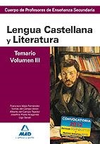 LENGUA CASTELLANA Y LITERATURA TEMARIO VOLUMEN 3 | 9788467628371 | AA.VV | Llibreria L'Odissea - Libreria Online de Vilafranca del Penedès - Comprar libros