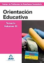 ORIENTACION EDUCATIVA TEMARIO VOLUMEN 3 | 9788467627947 | AA.VV | Llibreria L'Odissea - Libreria Online de Vilafranca del Penedès - Comprar libros