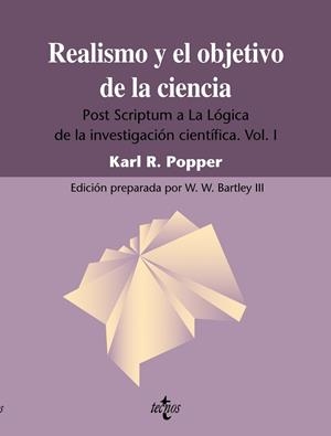 REALISMO Y EL OBJETIVO DE LA CIENCIA 1 POST SCRIPTUM | 9788430950737 | POPPER, KARL R | Llibreria Online de Vilafranca del Penedès | Comprar llibres en català