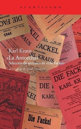 LA ANTORCHA - SELECCION DE ARTICULOS DE DIE FACKEL | 9788492649877 | KRAUS, KARL | Llibreria L'Odissea - Libreria Online de Vilafranca del Penedès - Comprar libros