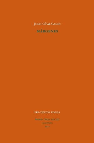 MARGENES | 9788415297611 | GALAN, JULIO CESAR | Llibreria Online de Vilafranca del Penedès | Comprar llibres en català