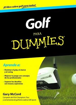 GOLF  PARA DUMMIES | 9788432900549 | MCCORD, GARY | Llibreria L'Odissea - Libreria Online de Vilafranca del Penedès - Comprar libros