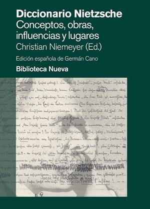 DICCIONARIO NIETZSCHE - CONCEPTOS, OBRAS | 9788499402970 | CANO CUENCA, GERMÁN | Llibreria L'Odissea - Libreria Online de Vilafranca del Penedès - Comprar libros