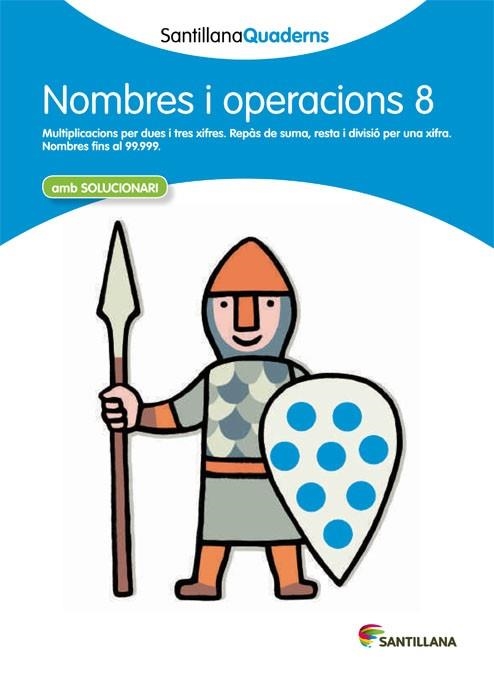 NOMBRES I OPERACIONS 8 AMB SOLUCIONARI | 9788468013893 | AA. VV. | Llibreria L'Odissea - Libreria Online de Vilafranca del Penedès - Comprar libros