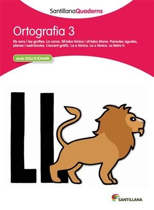QUADERN D'0RTOGRAFIA 3 LLENGUA CATALANA | 9788468013688 | AA. VV. | Llibreria L'Odissea - Libreria Online de Vilafranca del Penedès - Comprar libros