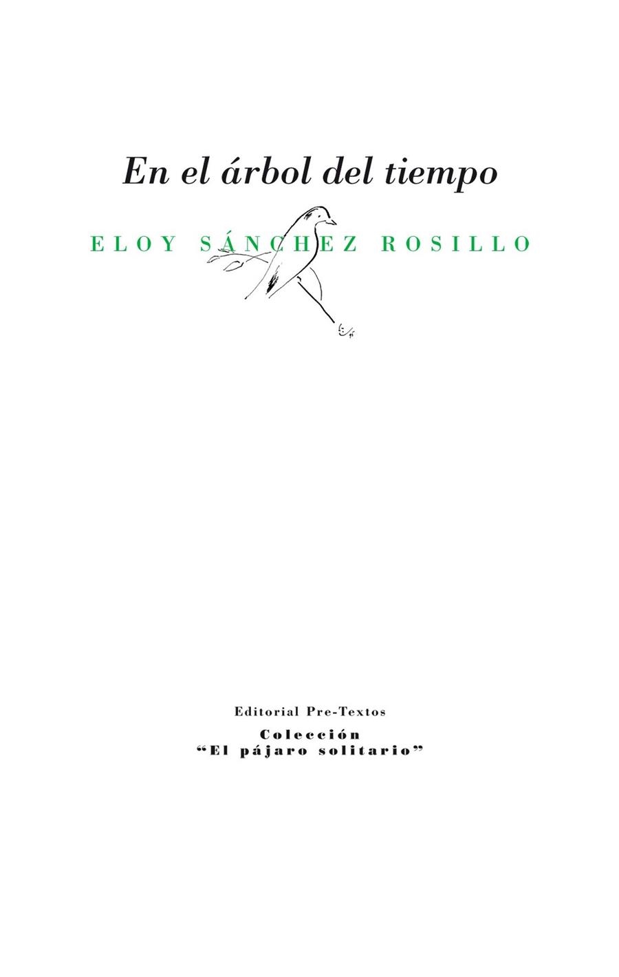 EN EL ÁRBOL DEL TIEMPO | 9788415297802 | SÁNCHEZ ROSILLO, ELOY | Llibreria L'Odissea - Libreria Online de Vilafranca del Penedès - Comprar libros