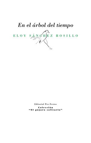 EN EL ÁRBOL DEL TIEMPO | 9788415297802 | SÁNCHEZ ROSILLO, ELOY | Llibreria Online de Vilafranca del Penedès | Comprar llibres en català