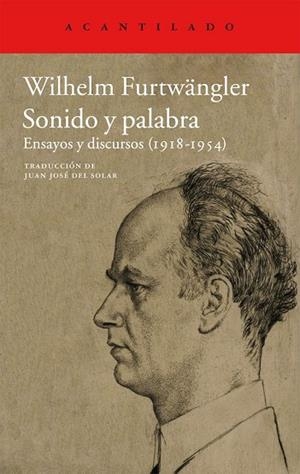 SONIDO Y PALABRA | 9788415277941 | FURTWÄNGLER, WILHELM | Llibreria Online de Vilafranca del Penedès | Comprar llibres en català