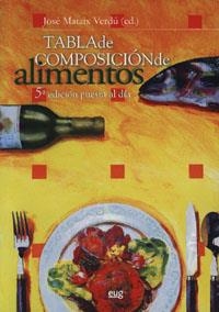 TABLA DE COMPOSICION DE ALIMENTOS | 9788433849809 | MATAIX  | Llibreria L'Odissea - Libreria Online de Vilafranca del Penedès - Comprar libros