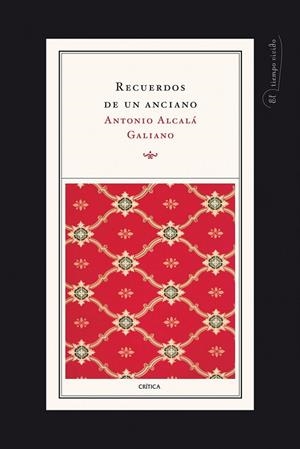RECUERDOS DE UN ANCIANO | 9788498920017 | ALCALA GALIANO, ANTONIO | Llibreria Online de Vilafranca del Penedès | Comprar llibres en català
