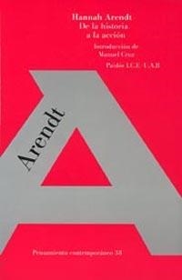 DE LA HISTORIA A LA ACCION | 9788449301841 | HANNAH ARENDT | Llibreria Online de Vilafranca del Penedès | Comprar llibres en català