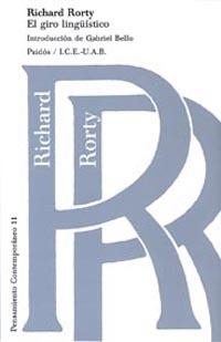 EL GIRO LINGUISTICO | 9788475096131 | R. RORTY | Llibreria Online de Vilafranca del Penedès | Comprar llibres en català