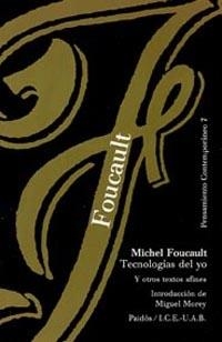 TECNOLOGIAS DEL YO | 9788475095585 | MICHEL FOUCAULT | Llibreria Online de Vilafranca del Penedès | Comprar llibres en català