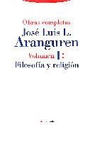 OBRAS COMPLETAS-ARANGUREN VOL.I | 9788481640052 | ARANGUREN | Llibreria L'Odissea - Libreria Online de Vilafranca del Penedès - Comprar libros
