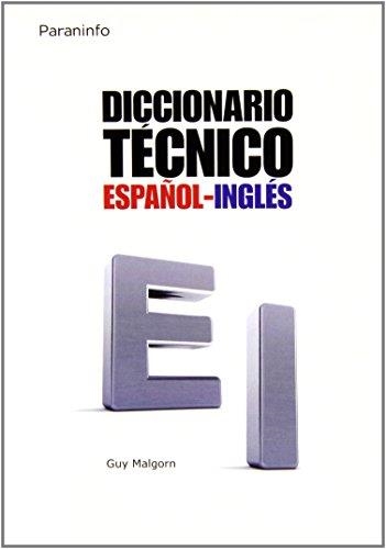 DICCIONARIO TECNICO ESPAÑOL-INGLES | 9788428313544 | MALGORN | Llibreria L'Odissea - Libreria Online de Vilafranca del Penedès - Comprar libros