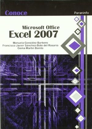 CONOCE MICROSOFT OFFICE EXCEL 2007 | 9788428331937 | AA.VV | Llibreria L'Odissea - Libreria Online de Vilafranca del Penedès - Comprar libros