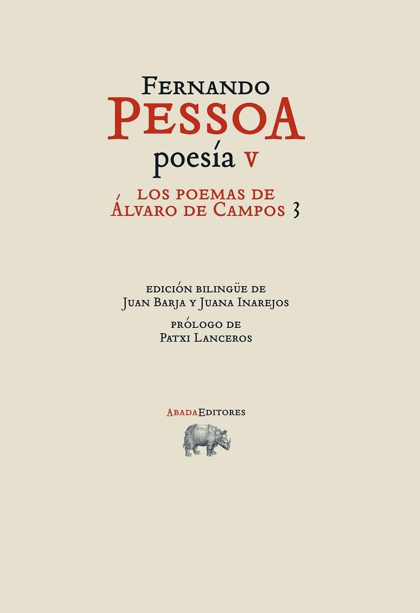 LOS POEMAS DE ÁLVARO DE CAMPOS 3 | 9788415289739 | PESSOA, FERNANDO | Llibreria L'Odissea - Libreria Online de Vilafranca del Penedès - Comprar libros