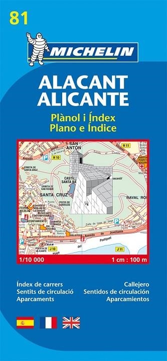 ALACANT ALICANTE PLANO MICHELIN | 9782067127937 | AA.VV | Llibreria L'Odissea - Libreria Online de Vilafranca del Penedès - Comprar libros