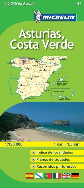 ASTURIAS COSTA VERDE MAPA ZOOM MICHELIN | 9782067140615 | AA.VV | Llibreria L'Odissea - Libreria Online de Vilafranca del Penedès - Comprar libros