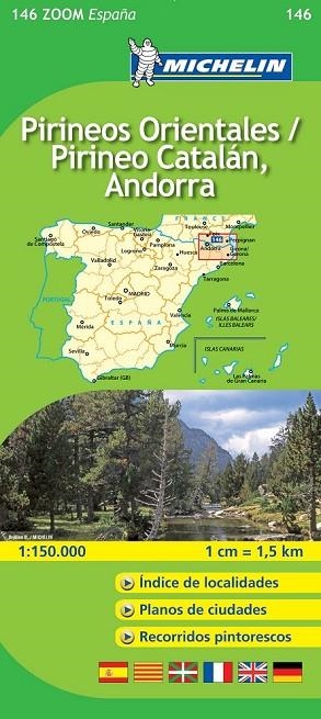 PIRINEOS ORIENTALES CATALAN ANDORRA MAPA ZOOM ESPAÑA 2010 | 9782067140653 | AA.VV | Llibreria L'Odissea - Libreria Online de Vilafranca del Penedès - Comprar libros