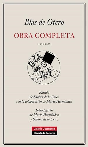 OBRA COMPLETA DE BLAS DE OTERO | 9788481099553 | OTERO, BLAS DE | Llibreria L'Odissea - Libreria Online de Vilafranca del Penedès - Comprar libros