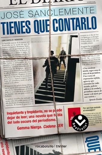 TIENES QUE CONTARLO | 9788492833962 | SANCLEMENTE, JOSÉ | Llibreria L'Odissea - Libreria Online de Vilafranca del Penedès - Comprar libros