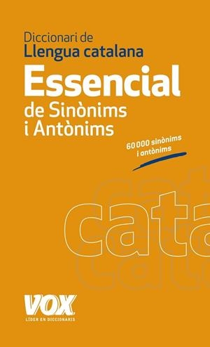 DICCIONARI ESSENCIAL DE SINONIMS I ANTONIMS | 9788499740447 | AA. VV. | Llibreria L'Odissea - Libreria Online de Vilafranca del Penedès - Comprar libros