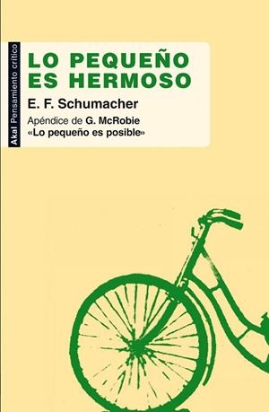 LO PEQUEÑO ES HERMOSO | 9788446032175 | SCHUMACHER, E.F. | Llibreria Online de Vilafranca del Penedès | Comprar llibres en català
