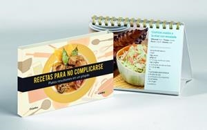 RECETAS PARA NO COMPLICARSE | 9788425350085 | AA. VV. | Llibreria L'Odissea - Libreria Online de Vilafranca del Penedès - Comprar libros