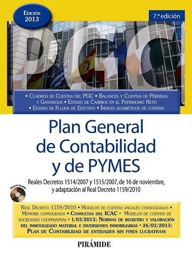 PLAN GENERAL DE CONTABILIDAD Y DE PYMES | 9788436829259 | EDICIONES PIRÁMIDE | Llibreria L'Odissea - Libreria Online de Vilafranca del Penedès - Comprar libros