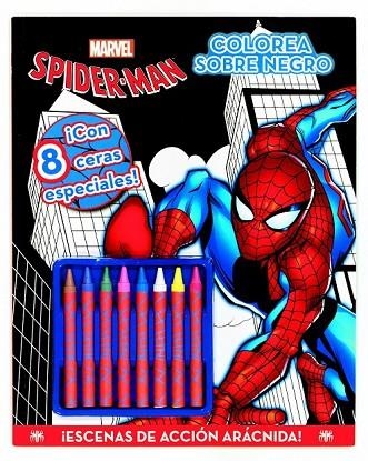 SPIDER MAN COLOREA SOBRE NEGRO | 9788415343523 | MARVEL | Llibreria Online de Vilafranca del Penedès | Comprar llibres en català