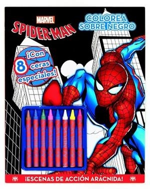 SPIDER MAN COLOREA SOBRE NEGRO | 9788415343523 | MARVEL | Llibreria L'Odissea - Libreria Online de Vilafranca del Penedès - Comprar libros