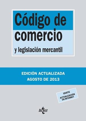 CÓDIGO DE COMERCIO Y LEGISLACIÓN MERCANTIL 2013 | 9788430959983 | AA. VV. | Llibreria L'Odissea - Libreria Online de Vilafranca del Penedès - Comprar libros