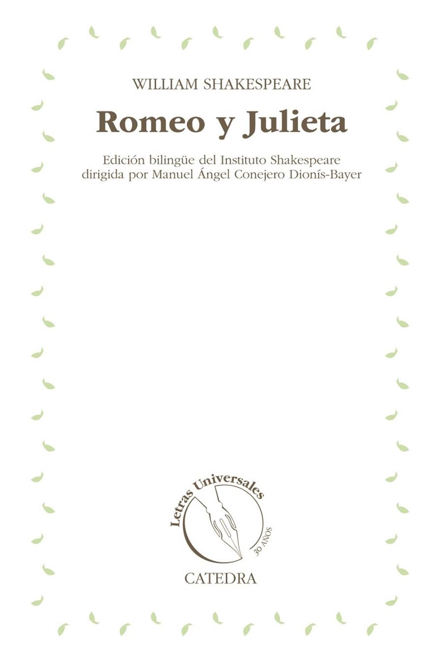 ROMEO Y JULIETA | 9788437631745 | SHAKESPEARE, WILLIAM | Llibreria L'Odissea - Libreria Online de Vilafranca del Penedès - Comprar libros