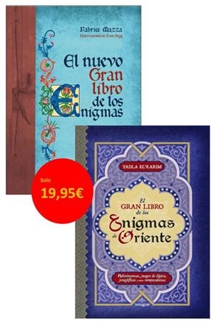 PACK EL NUEVO GRAN LIBRO DE LOS ENIGMAS + EL GRAN LIBRO DE LOS ENIGMAS DE ORIENT | 9788490560945 | MAZZA , FABRICE | Llibreria Online de Vilafranca del Penedès | Comprar llibres en català