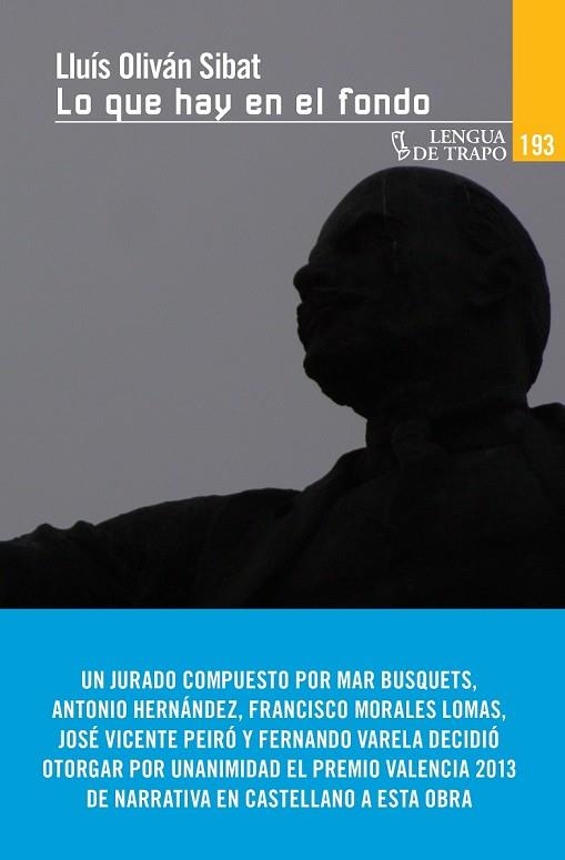 LO QUE HAY EN EL FONDO | 9788483811528 | OLIVÁN SIBAT, LLUÍS | Llibreria L'Odissea - Libreria Online de Vilafranca del Penedès - Comprar libros