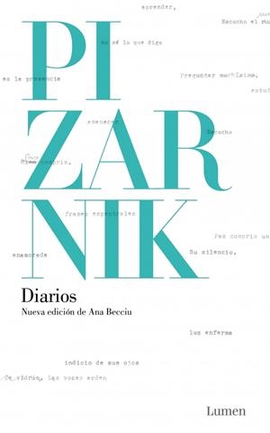 DIARIOS ( NUEVA EDICIÓN ) | 9788426422576 | PIZARNIK, A | Llibreria L'Odissea - Libreria Online de Vilafranca del Penedès - Comprar libros