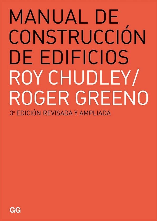 MANUAL DE CONSTRUCCIÓN DE EDIFICIOS | 9788425225918 | CHUDLEY, ROY / GREENO, ROFER | Llibreria L'Odissea - Libreria Online de Vilafranca del Penedès - Comprar libros
