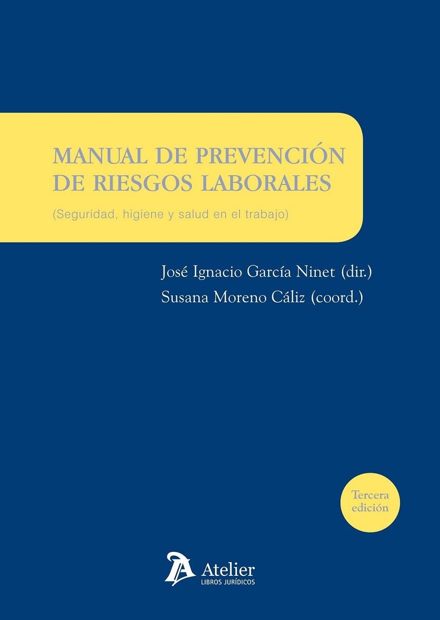 MANUAL DE PREVENCIÓN DE RIESGOS LABORALES. | 9788492788941 | GARCÍA NINET, JOSÉ IGNACIO | Llibreria L'Odissea - Libreria Online de Vilafranca del Penedès - Comprar libros