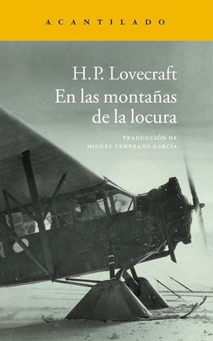 EN LAS MONTAÑAS DE LA LOCURA | 9788416011001 | LOVECRAFT, HOWARD PHILLIPS | Llibreria Online de Vilafranca del Penedès | Comprar llibres en català