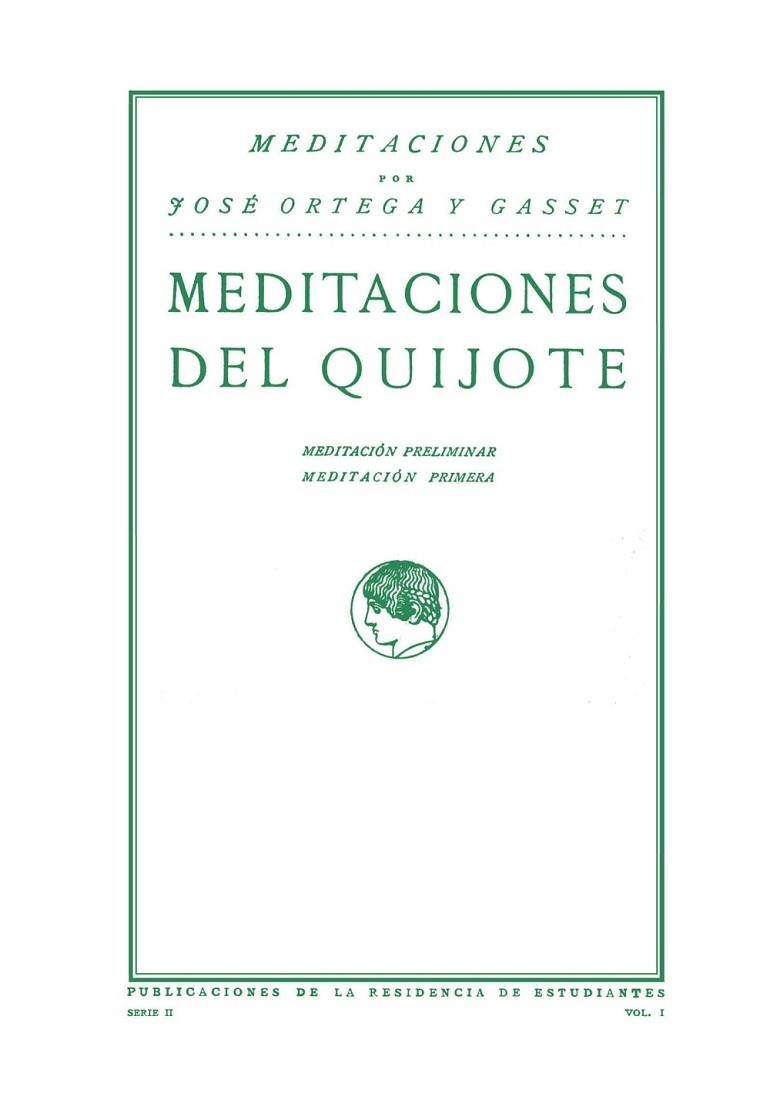 MEDITACIONES DEL QUIJOTE | 9788420689500 | ORTEGA Y GASSET, JOSÉ | Llibreria L'Odissea - Libreria Online de Vilafranca del Penedès - Comprar libros
