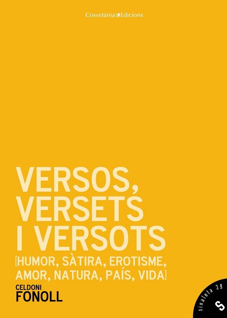 VERSOS VERSETS I VERSOTS | 9788490342411 | FONOLL, CELDONI | Llibreria L'Odissea - Libreria Online de Vilafranca del Penedès - Comprar libros